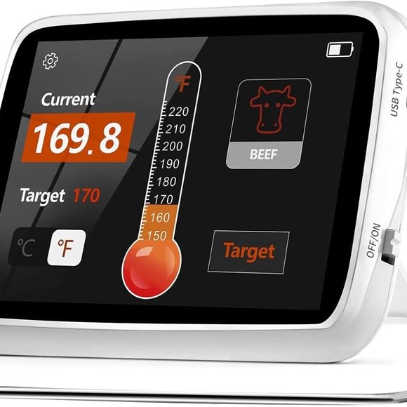 Tongye Smart Digital Meat Thermometer, Oven Safe for Meat - Picture 2 of 6